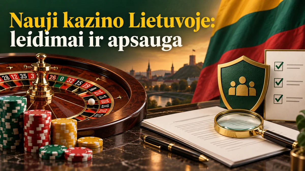 Nauji kazino Lietuvoje: leidimai ir apsauga