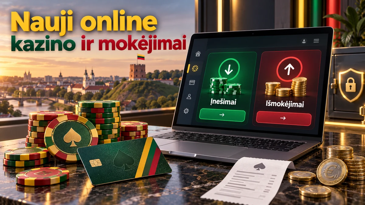 Nauji online kazino ir mokėjimai